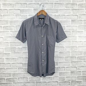 COMME des GARCONS Homme Deux Short Sleeve Button up Shirt gray made in japan S